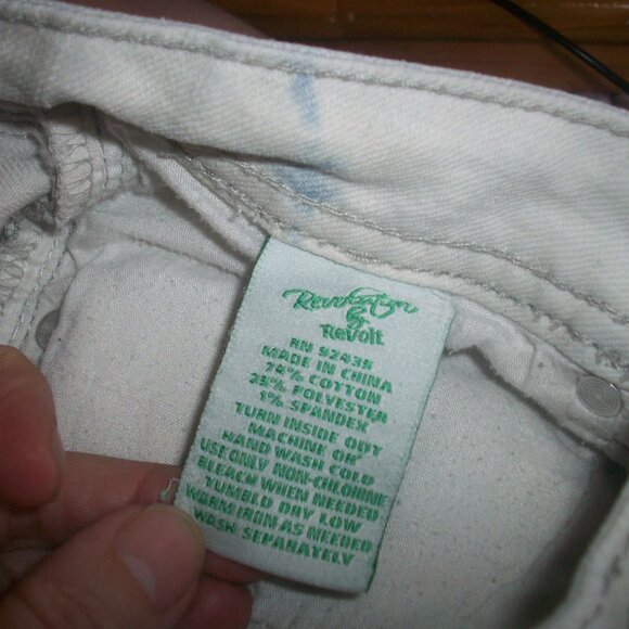 Women’s Shorts, Revolution by Revolt - Juniors Size 3/4 Buttons, Denim, Stretch - Picture 4 of 4